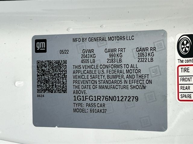 2022 Chevrolet Camaro SS 2SS