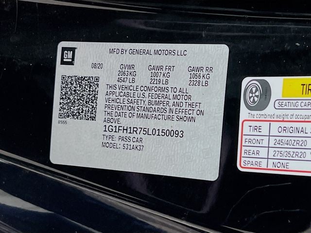 2020 Chevrolet Camaro SS 2SS