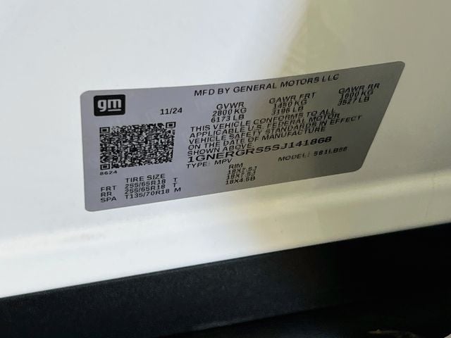 2025 Chevrolet Traverse LT 1LT