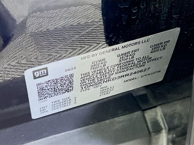 2024 Chevrolet Tahoe LT