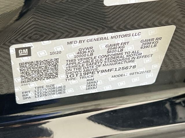 2021 GMC Sierra 2500HD AT4