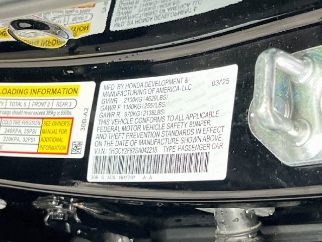 2025 Honda Accord Hybrid Touring
