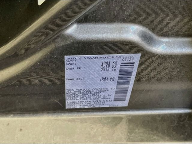 2024 Nissan Altima 2.5 SV