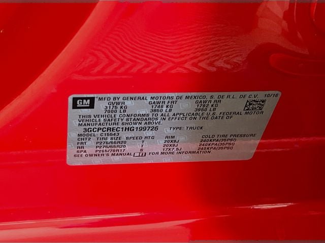 2017 Chevrolet Silverado 1500 LT LT1