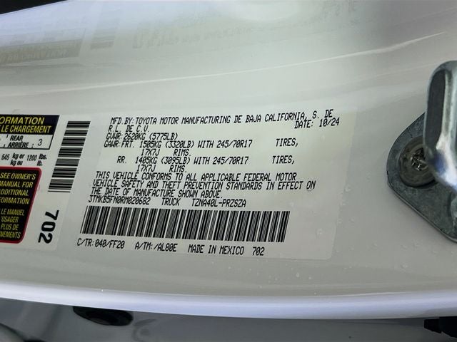 2024 Toyota Tacoma SR5