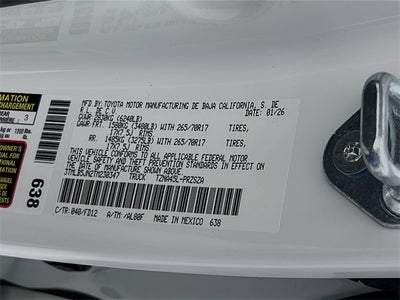 2026 Toyota Tacoma TRD Off-Road