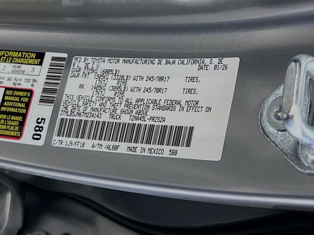 2026 Toyota Tacoma SR5