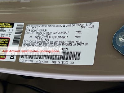 2026 Toyota Tacoma TRD Off-Road