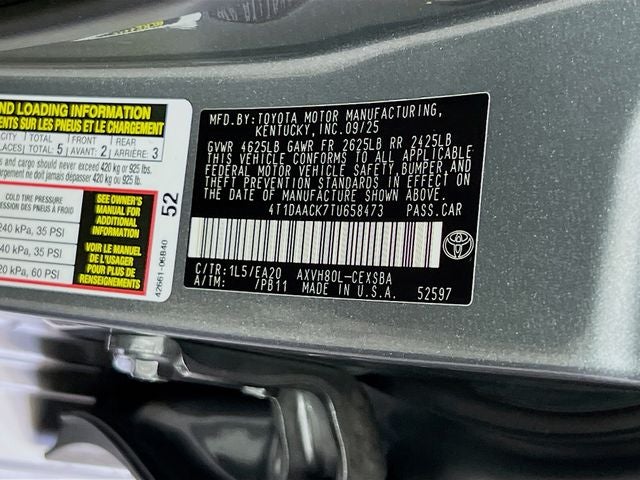 2026 Toyota Camry SE