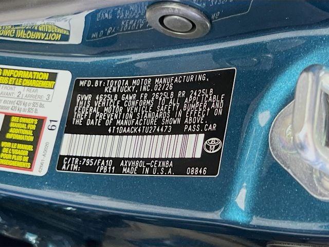 2026 Toyota Camry LE