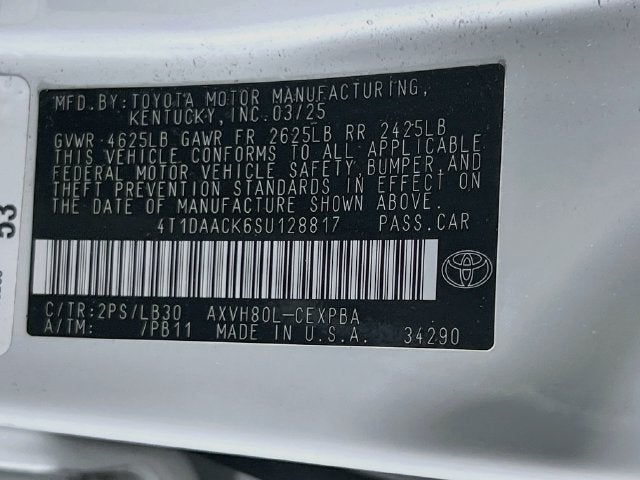 2025 Toyota Camry XSE