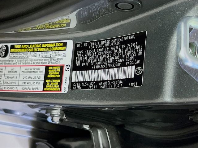 2026 Toyota Camry XSE