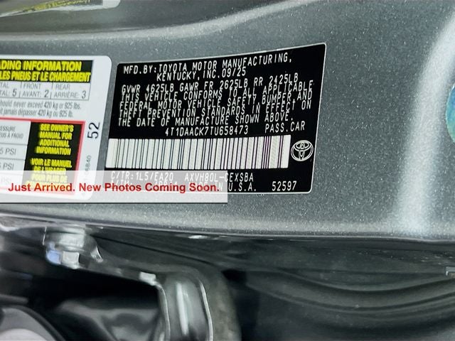 2026 Toyota Camry SE