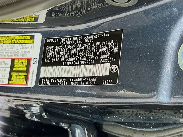 2026 Toyota Camry XSE