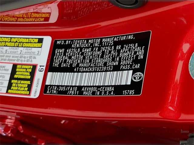 2026 Toyota Camry LE