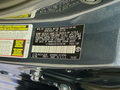2026 Toyota Camry XSE