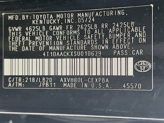 2025 Toyota Camry XSE