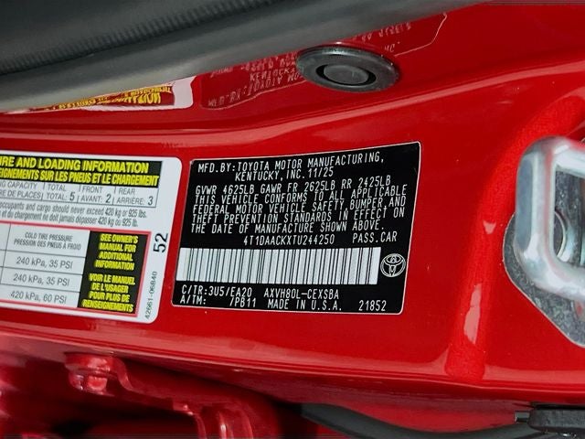 2026 Toyota Camry SE