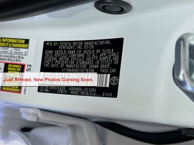 2026 Toyota Camry SE Nightshade