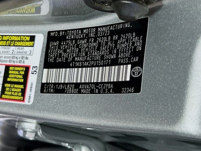 2023 Toyota Camry XSE