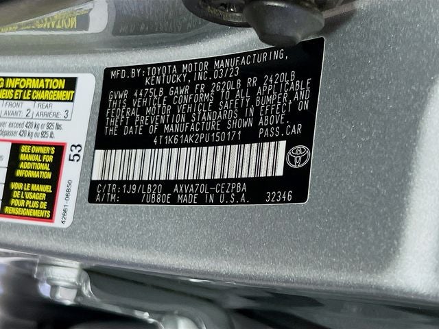 2023 Toyota Camry XSE