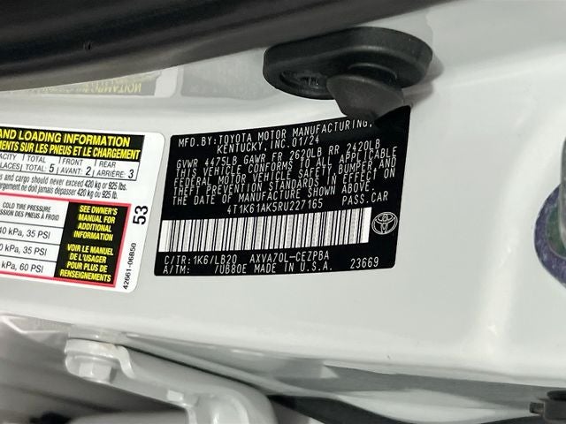 2024 Toyota Camry XSE