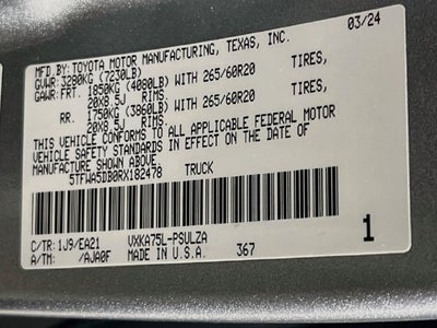 2024 Toyota Tundra Limited