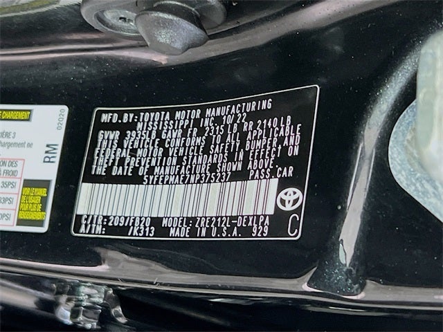 2022 Toyota Corolla LE