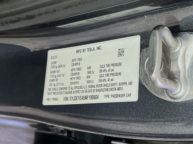 2022 Tesla Model 3 Base