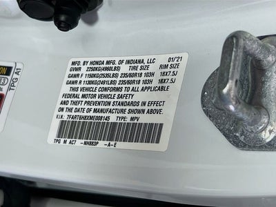 2021 Honda CR-V Hybrid EX-L