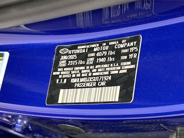 2025 Hyundai ELANTRA HYBRID SEL Sport