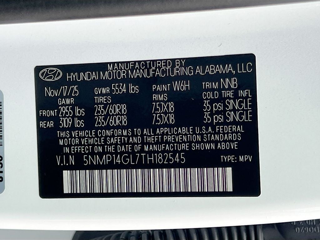 2026 Hyundai SANTA FE SE FWD