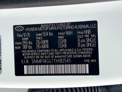 2026 Hyundai SANTA FE SE FWD