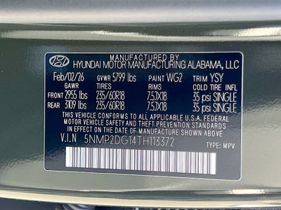 2026 Hyundai SANTA FE HYBRID SEL