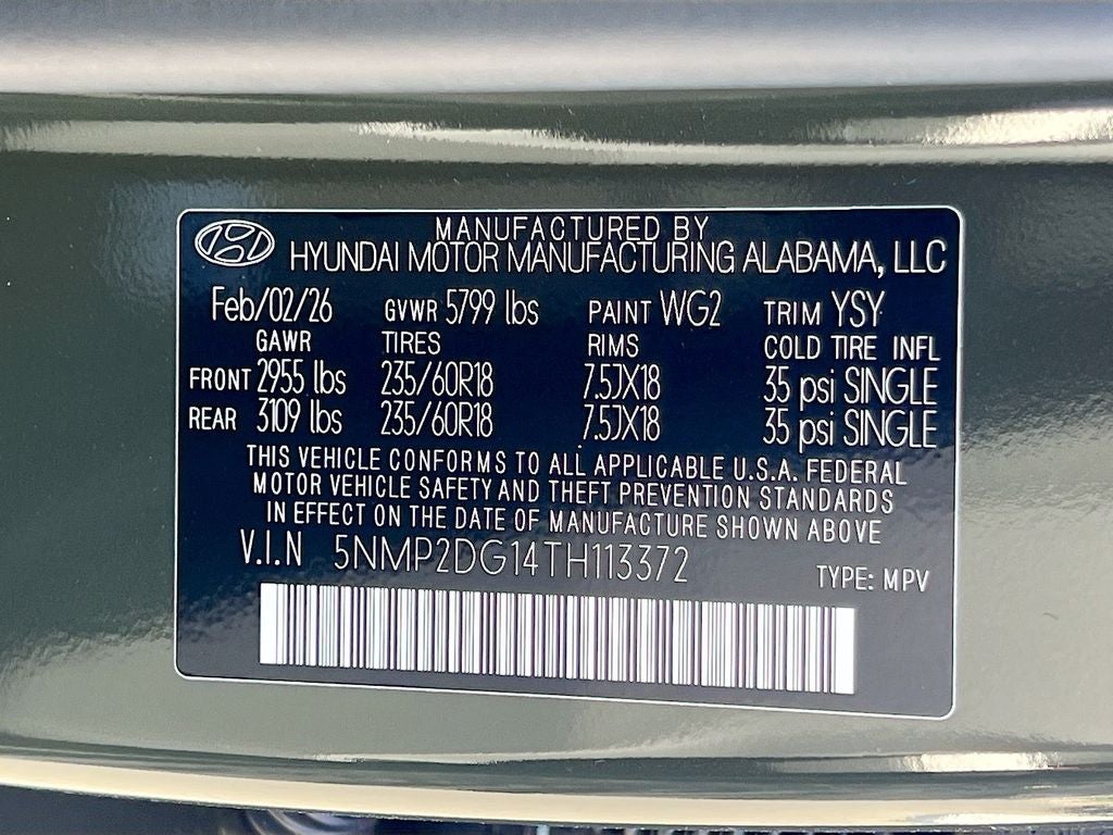 2026 Hyundai SANTA FE HYBRID SEL