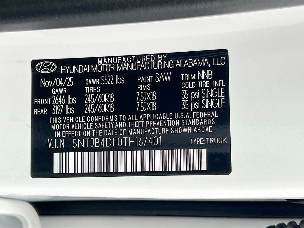 2026 Hyundai SANTA CRUZ SEL FWD