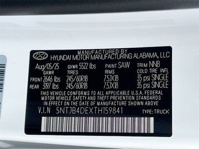 2026 Hyundai SANTA CRUZ SEL FWD