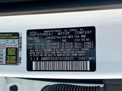 2026 Hyundai PALISADE SE FWD