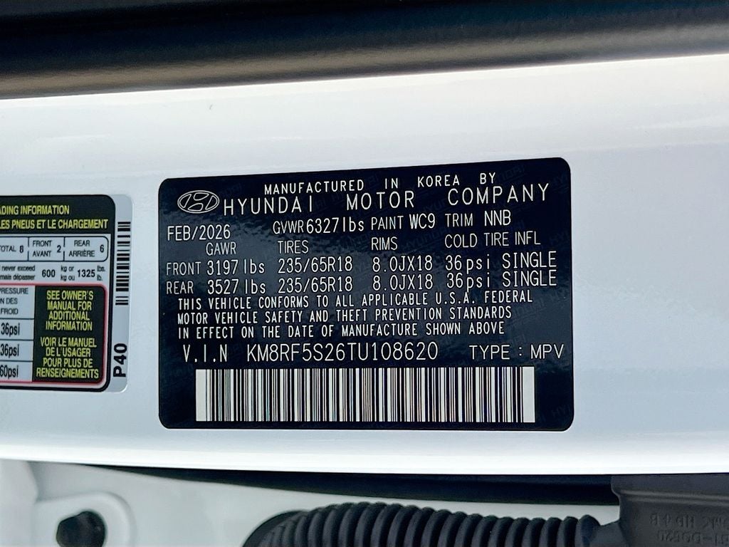 2026 Hyundai PALISADE SE FWD