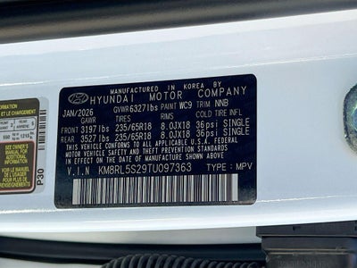 2026 Hyundai PALISADE SEL FWD