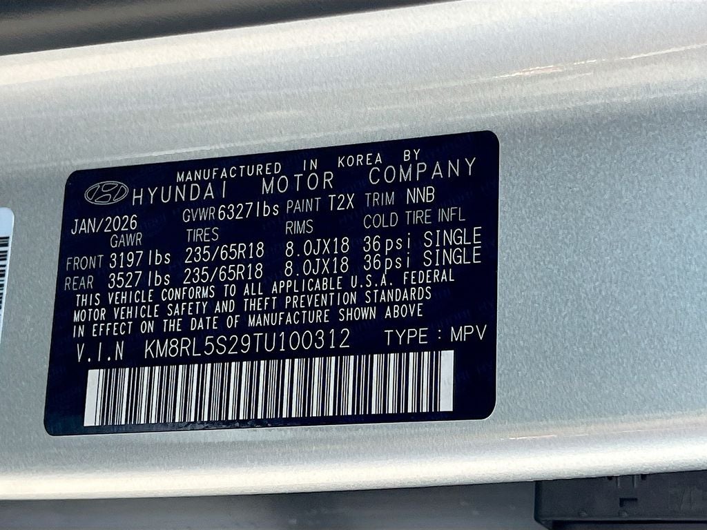 2026 Hyundai PALISADE SEL FWD