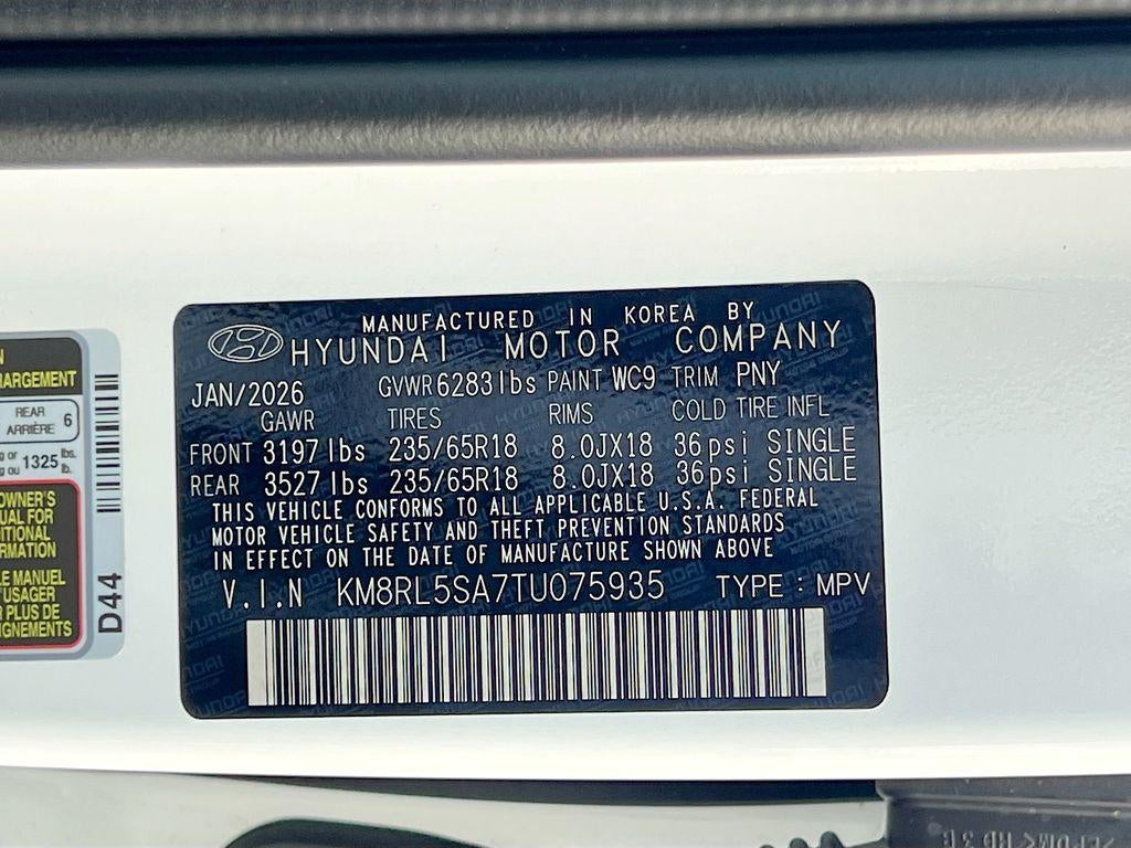 2026 Hyundai PALISADE HYBRID Blue SEL 8P