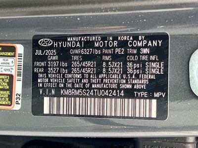 2026 Hyundai PALISADE Calligraphy FWD