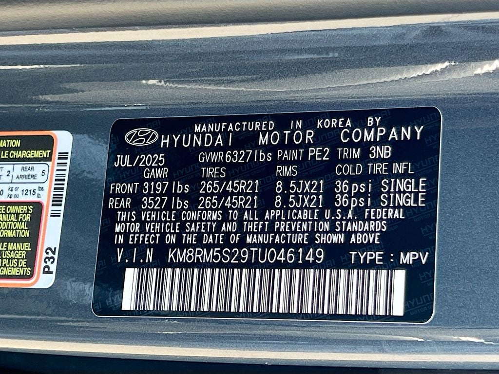 2026 Hyundai PALISADE Calligraphy FWD