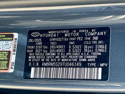 2026 Hyundai PALISADE Calligraphy FWD