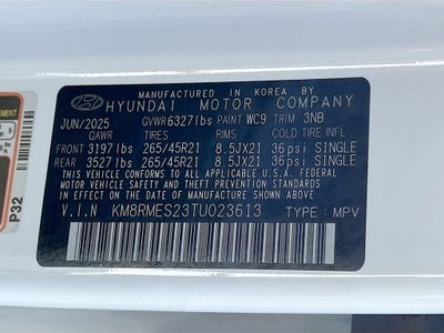 2026 Hyundai PALISADE Calligraphy AWD