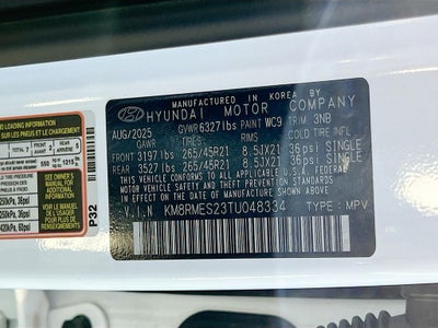 2026 Hyundai PALISADE Calligraphy AWD