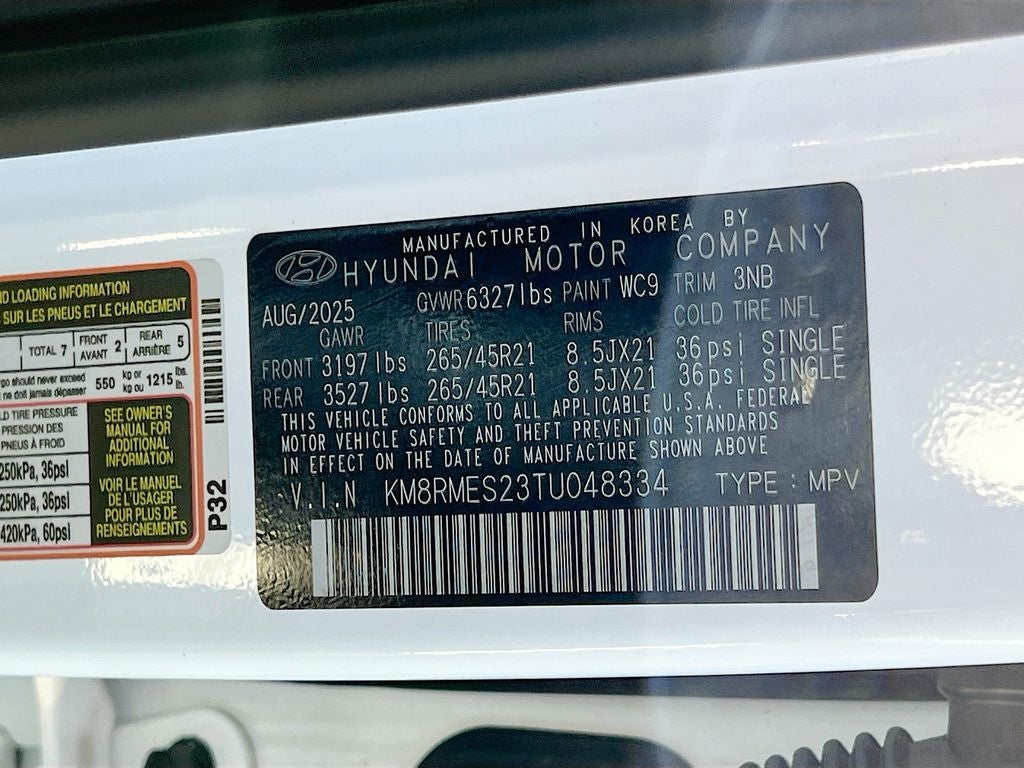 2026 Hyundai PALISADE Calligraphy AWD