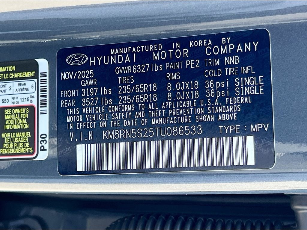 2026 Hyundai PALISADE SEL Premium FWD