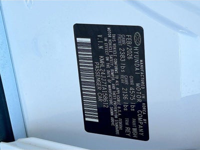 2026 Hyundai SONATA HYBRID Blue